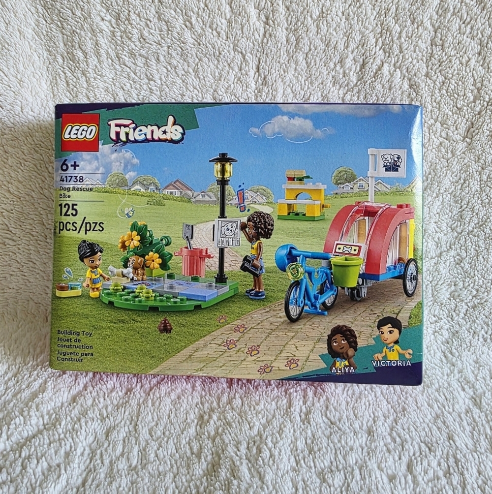 New Lego friends set Dog Rescue Bike (41738) 6+ 125 pcs/ girl's boy's toy set